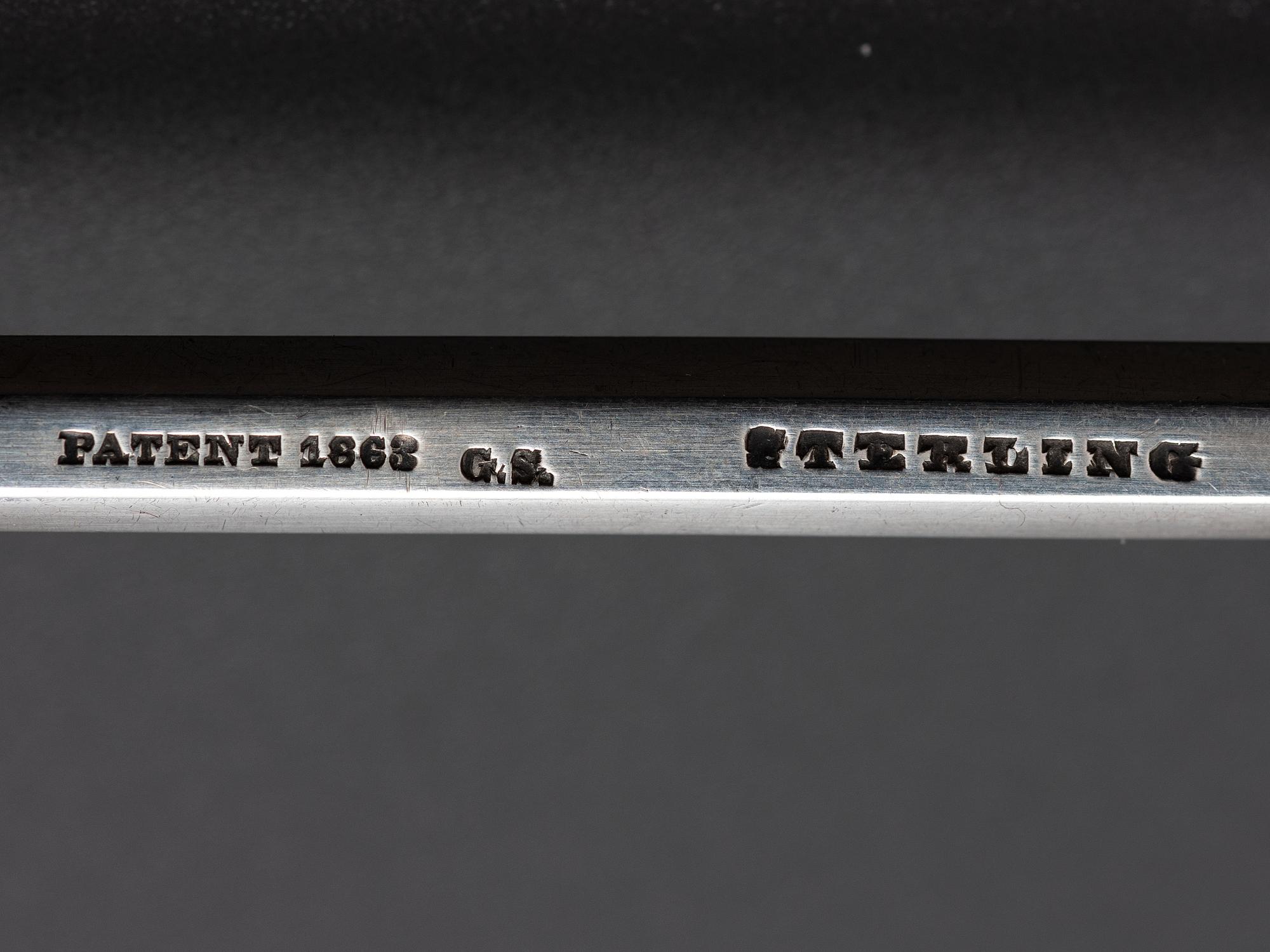 Five American Silver Serving Spoons