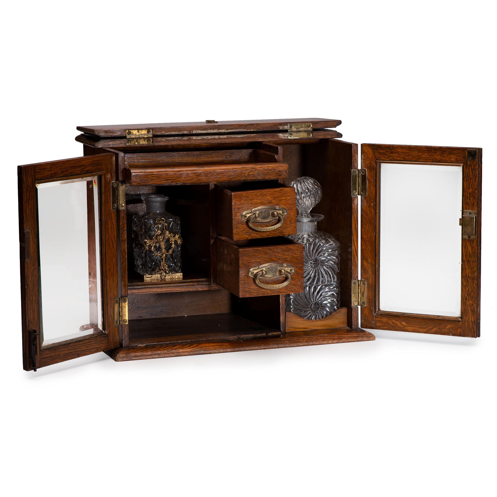 A Presentation Tabletop Bar Cabinet