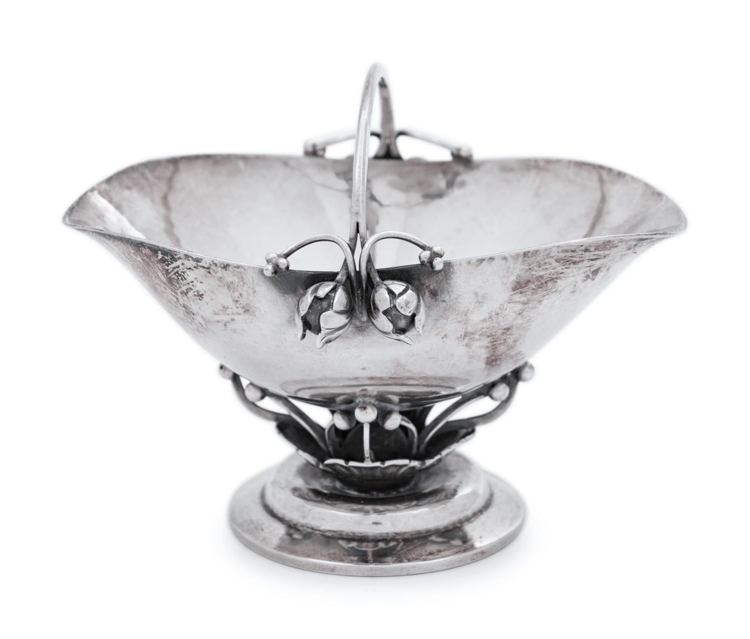 A Georg Jensen Silver Sugar Bowl