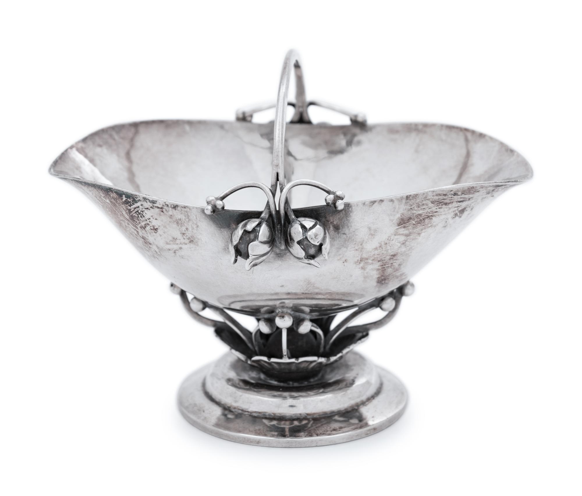 A Georg Jensen Silver Sugar Bowl
