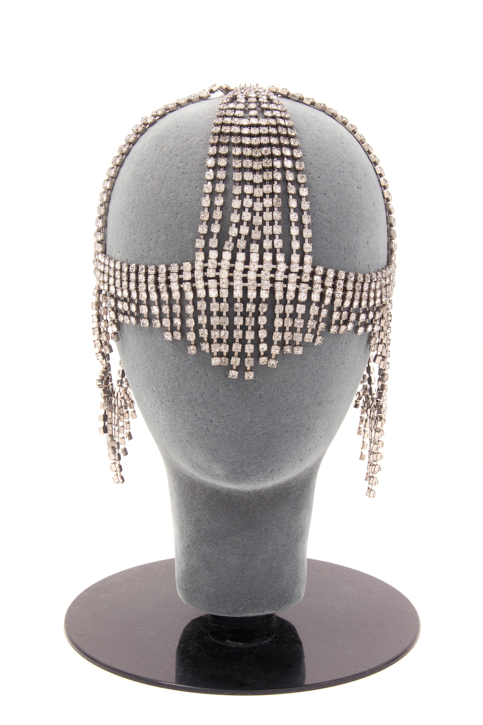 Two Rhinestone Headpieces, 1980s