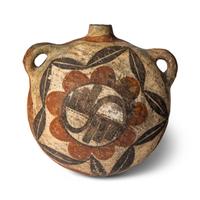Zia Polychrome Pottery Canteen