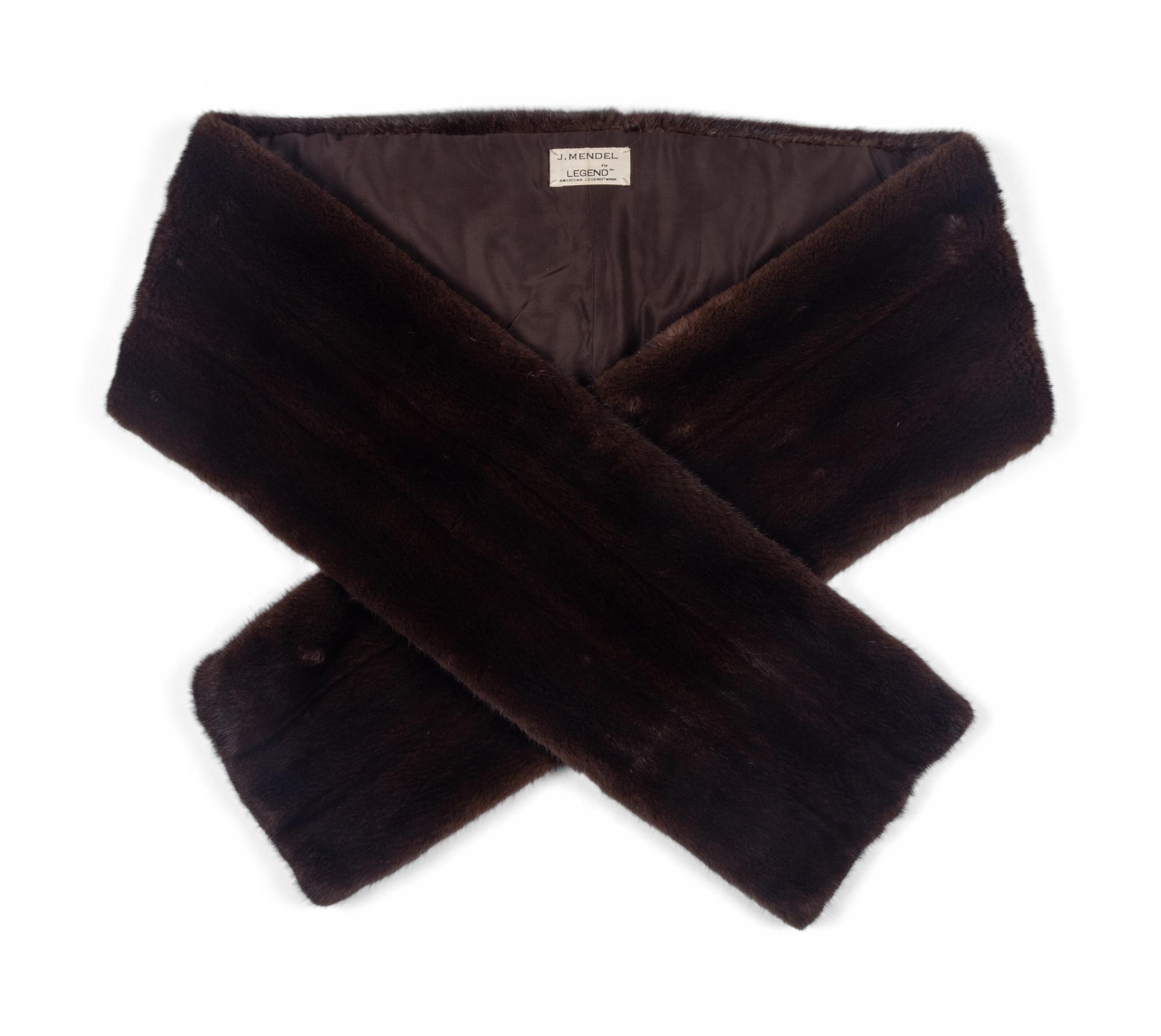 J. Mendel Mink Scarf