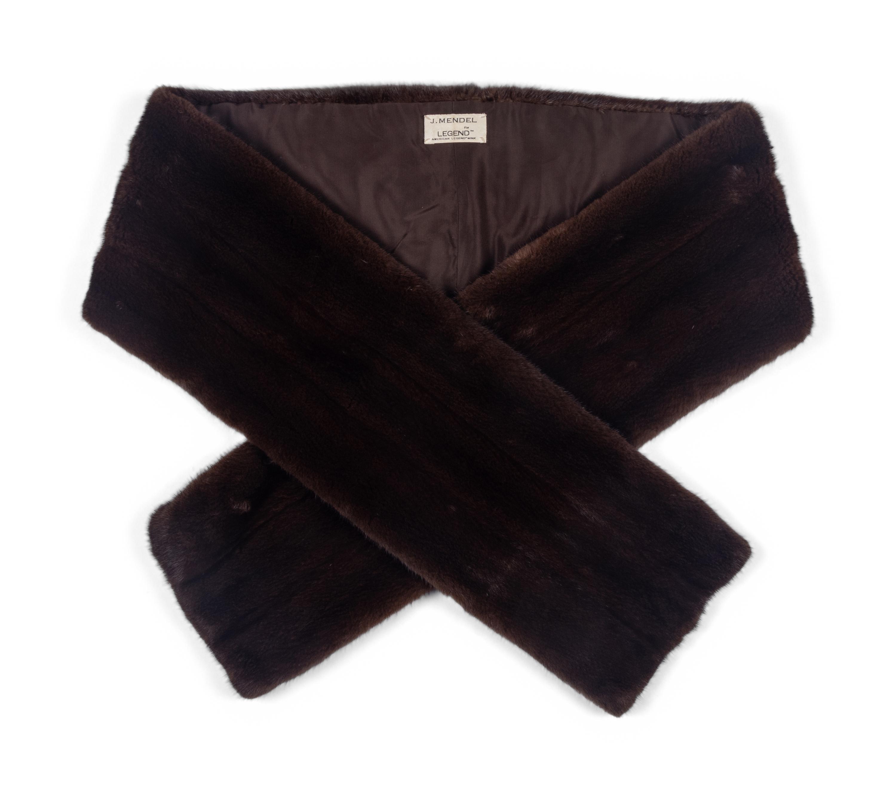 J. Mendel Mink Scarf