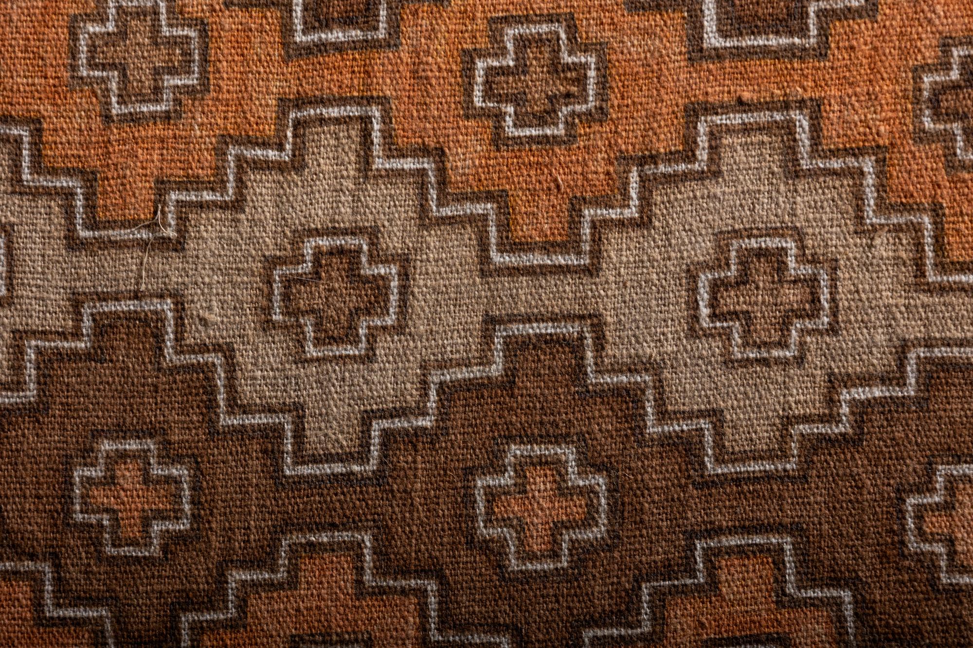 A Chancay Painted Geometric Textile