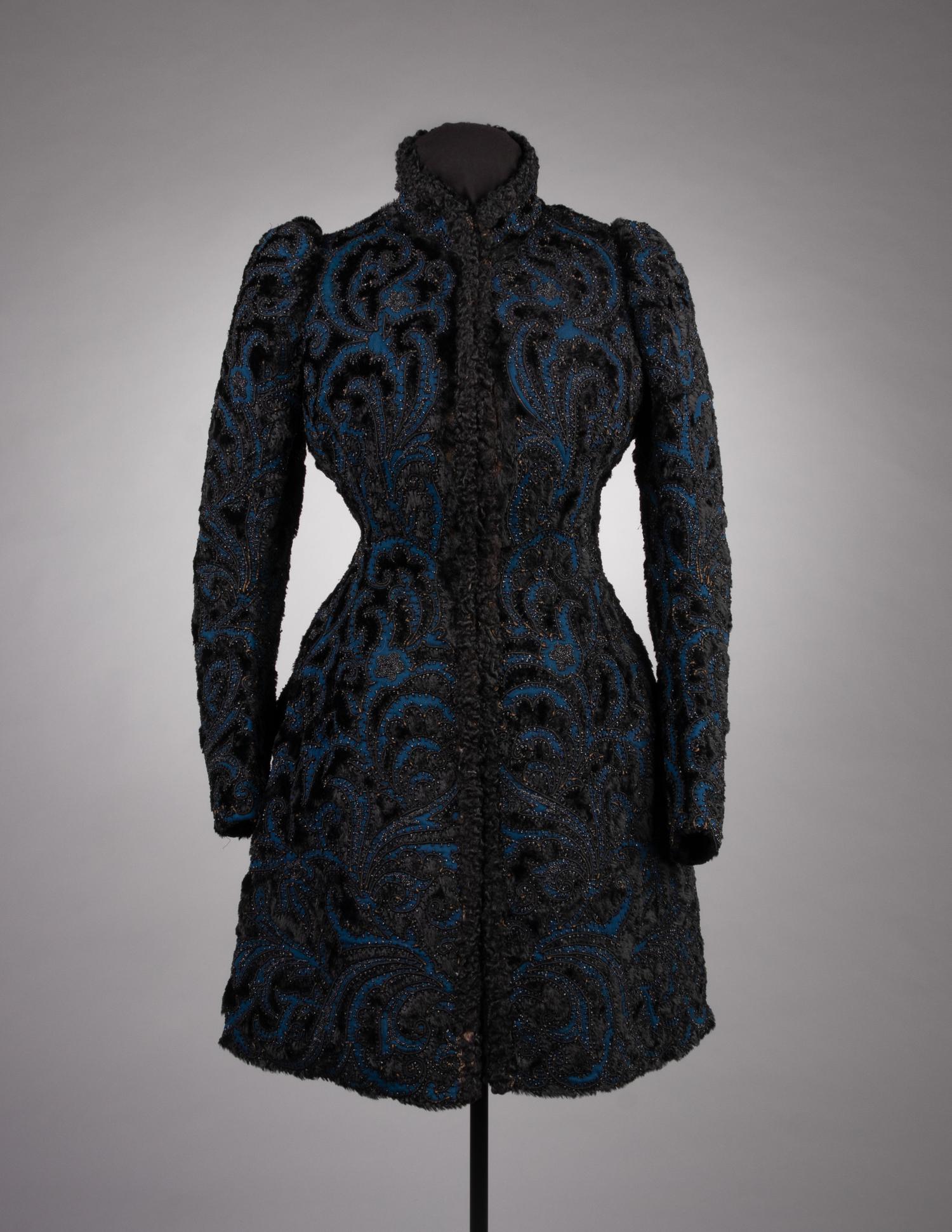 Emile Pingat Embroidered Wool Coat, c1890