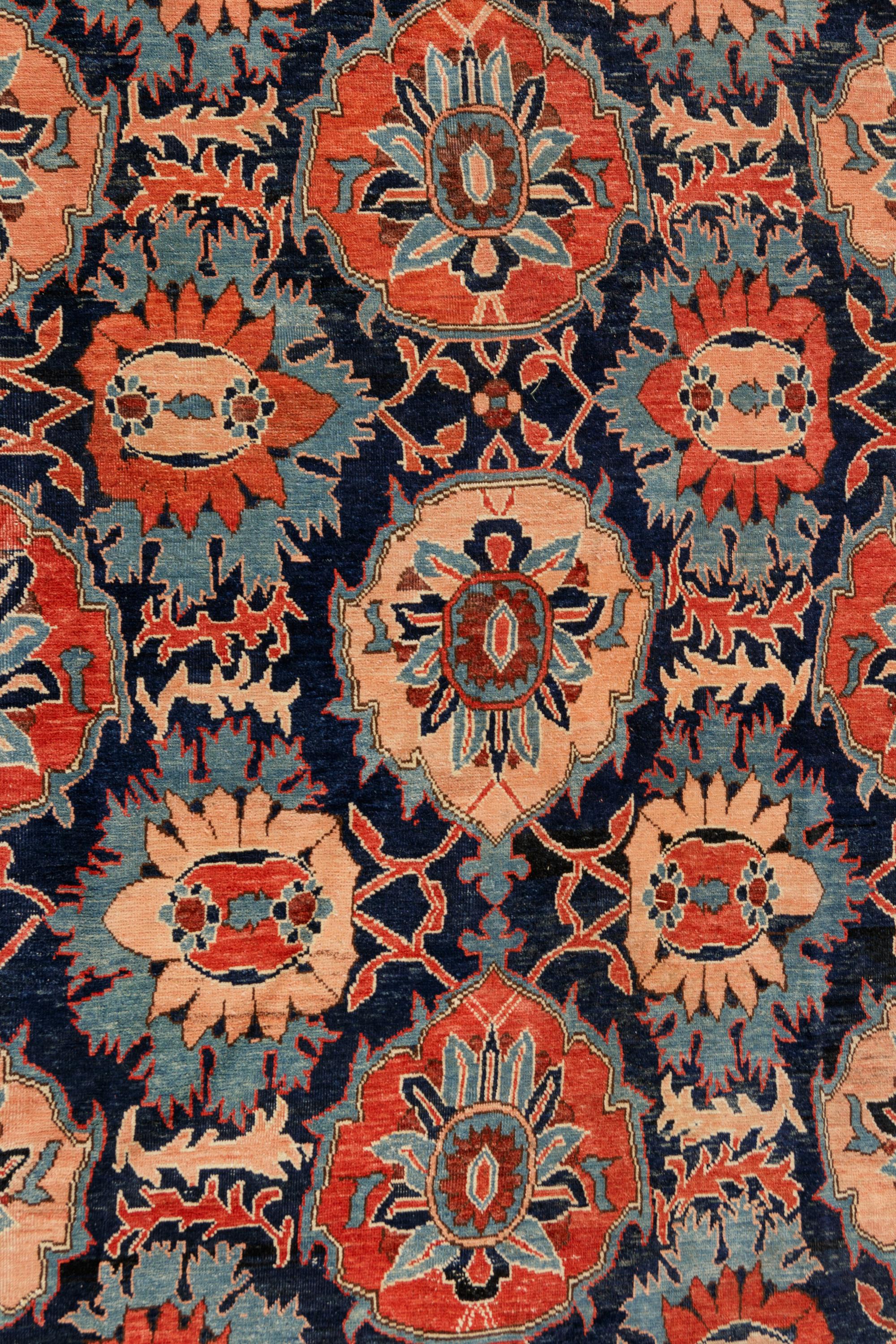 A Herati or Northwest Persian Wool Rug