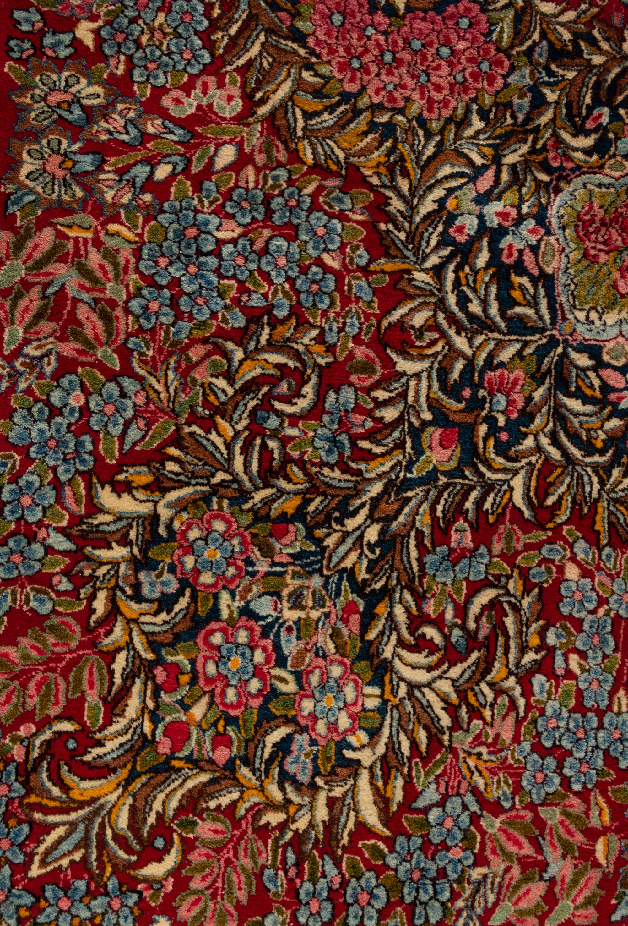 A Kirman Wool Rug