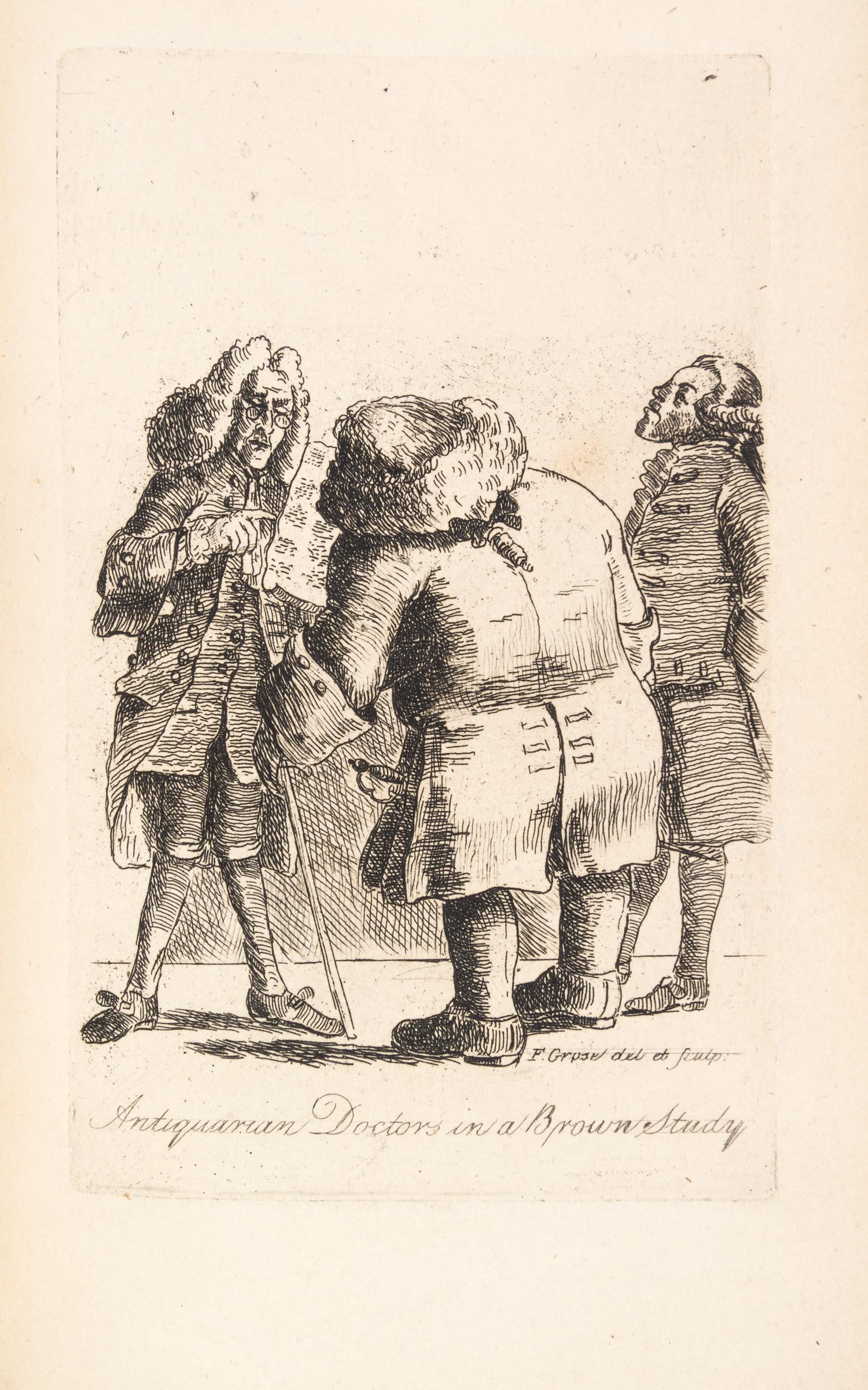 (CARICATURE) GROSE, (FRANCIS) Rules for Drawing Caricatures. London, 1791. Second edition.