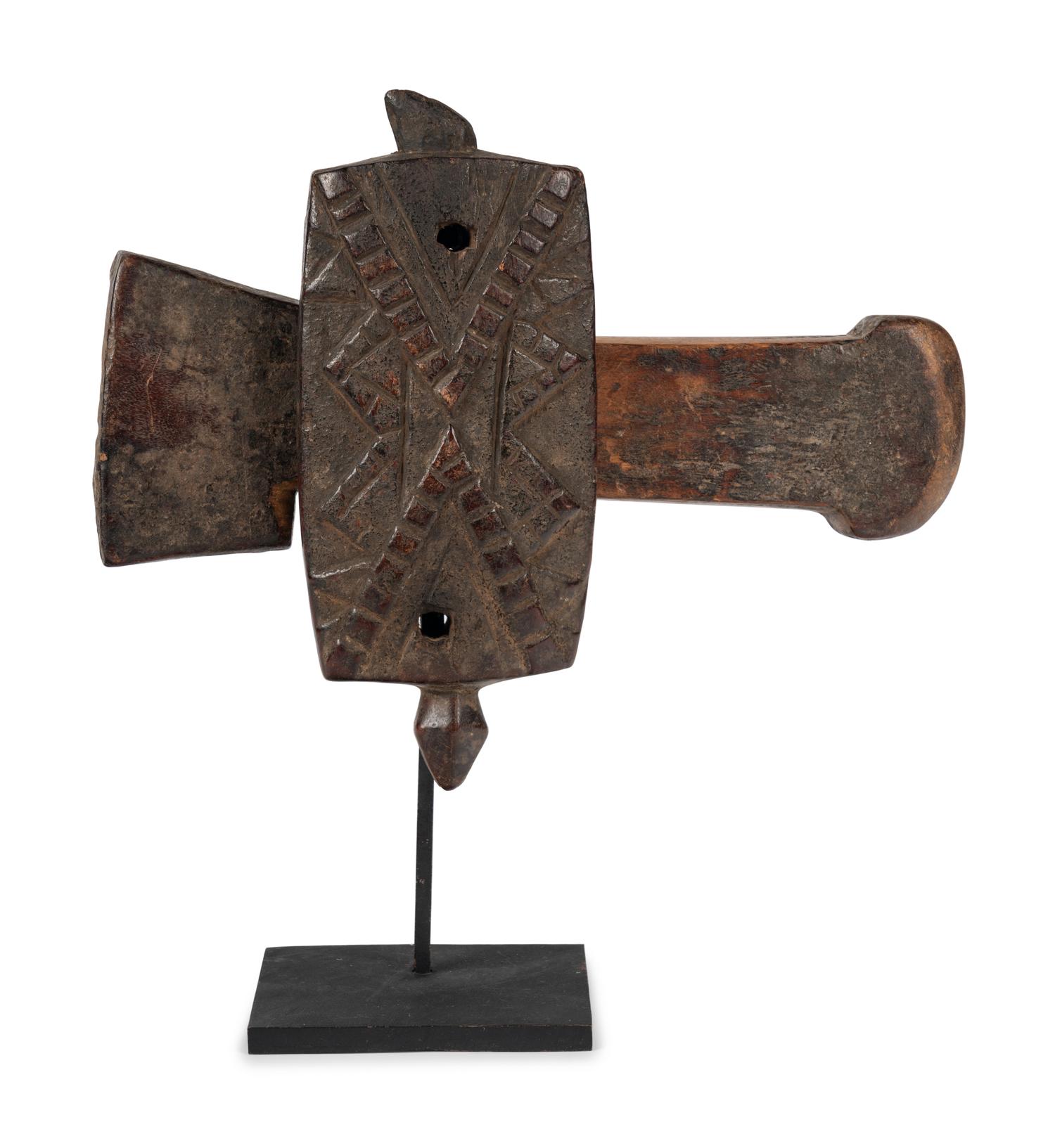 A Dogon Wood Granary Door Lock