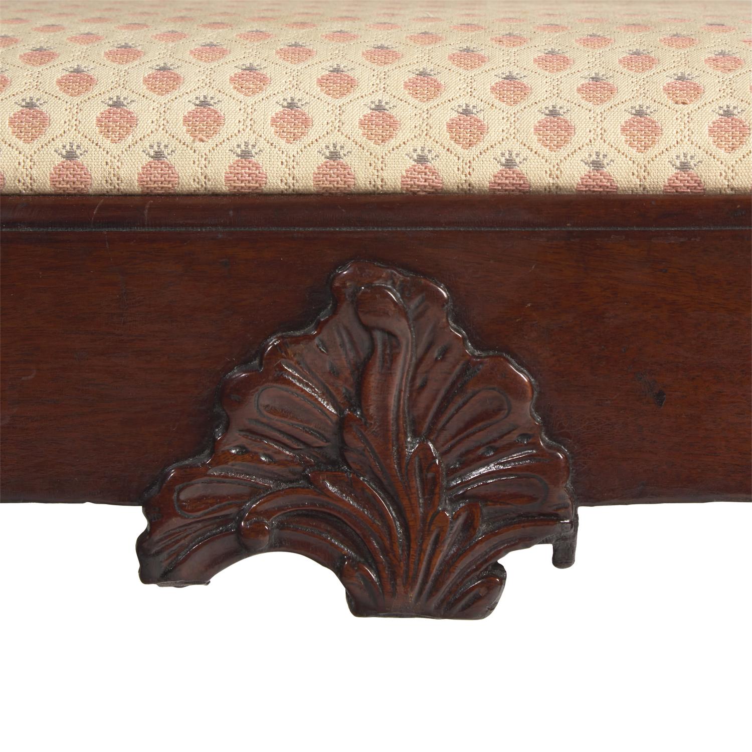 A Chippendale Carved Mahogany Side Chair