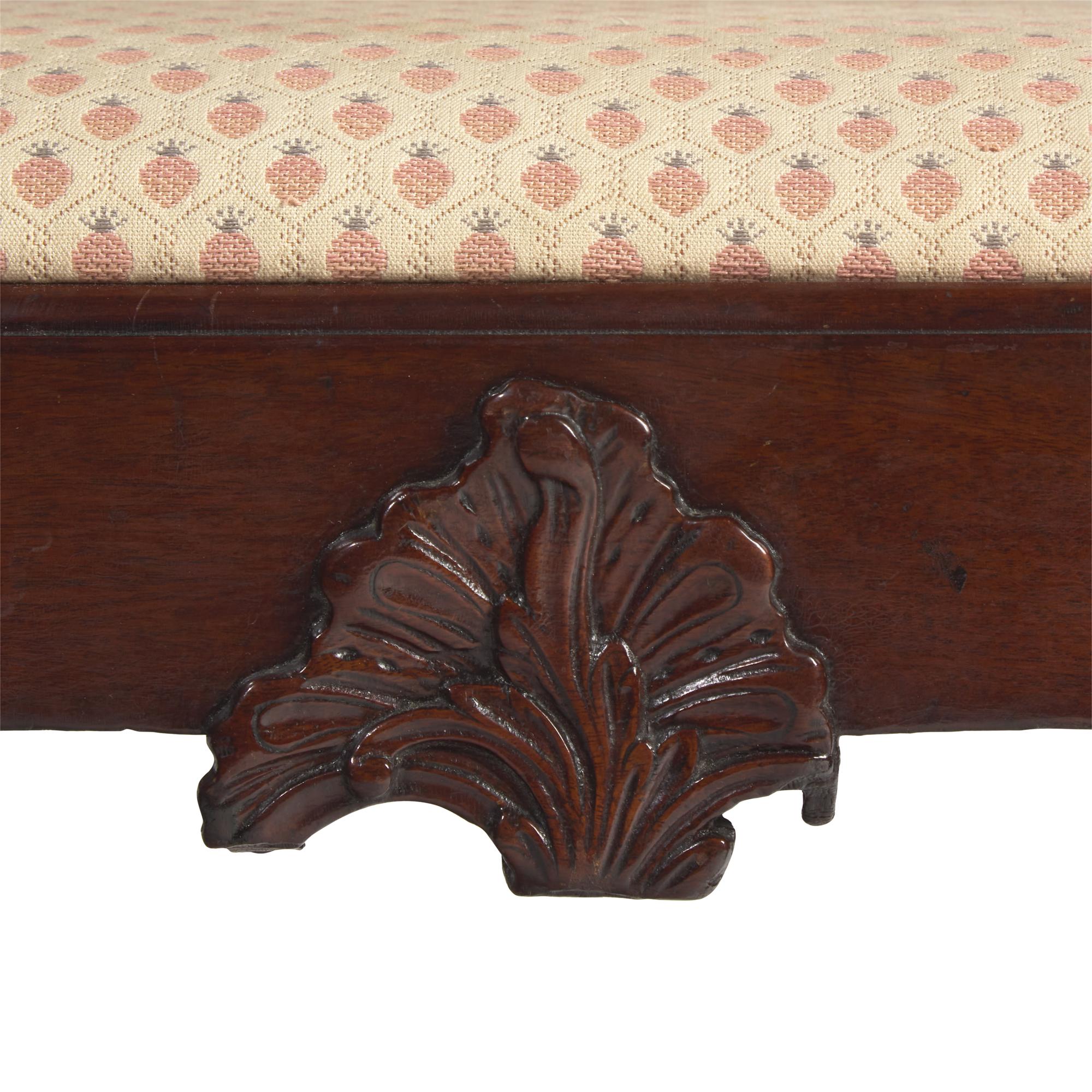 A Chippendale Carved Mahogany Side Chair