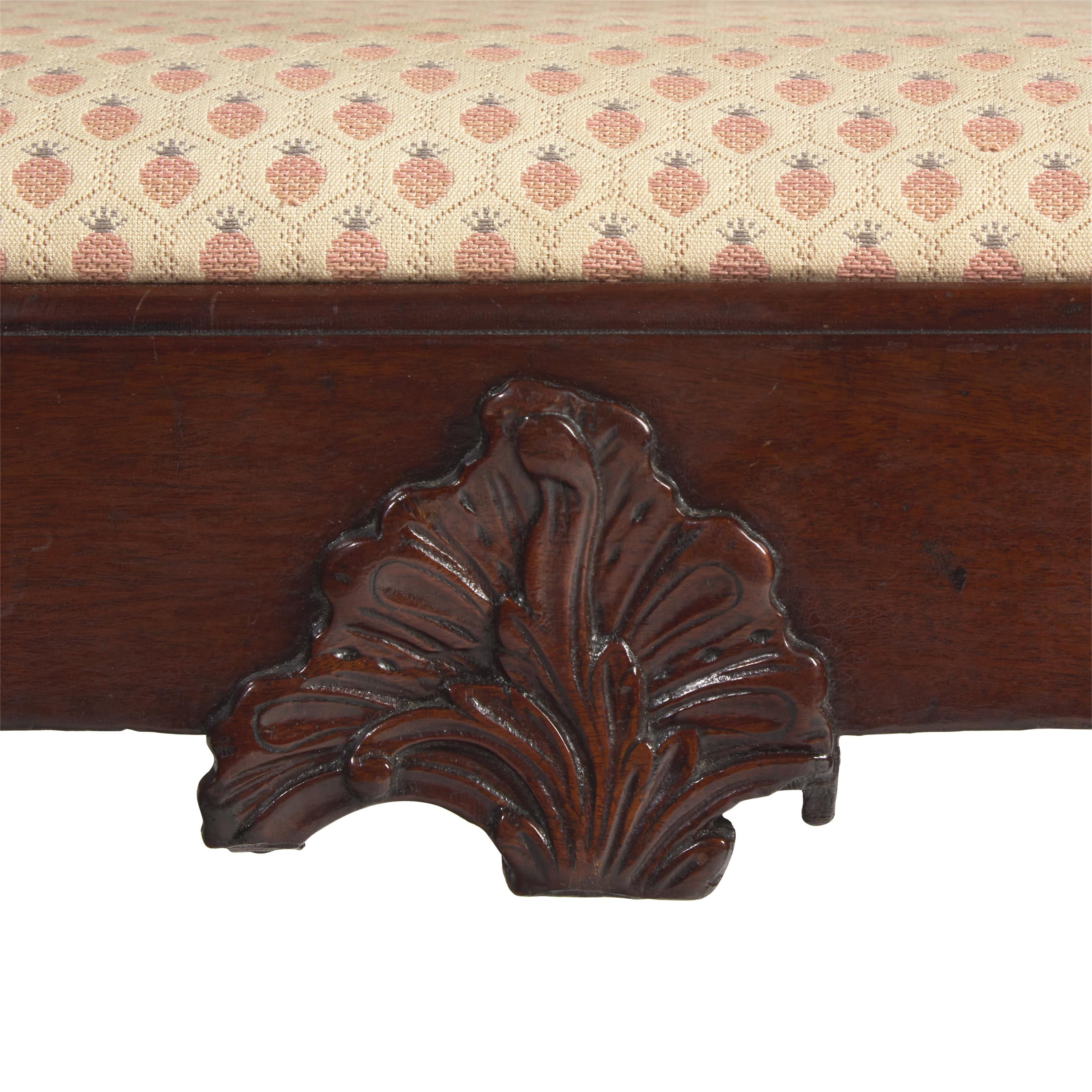 A Chippendale Carved Mahogany Side Chair