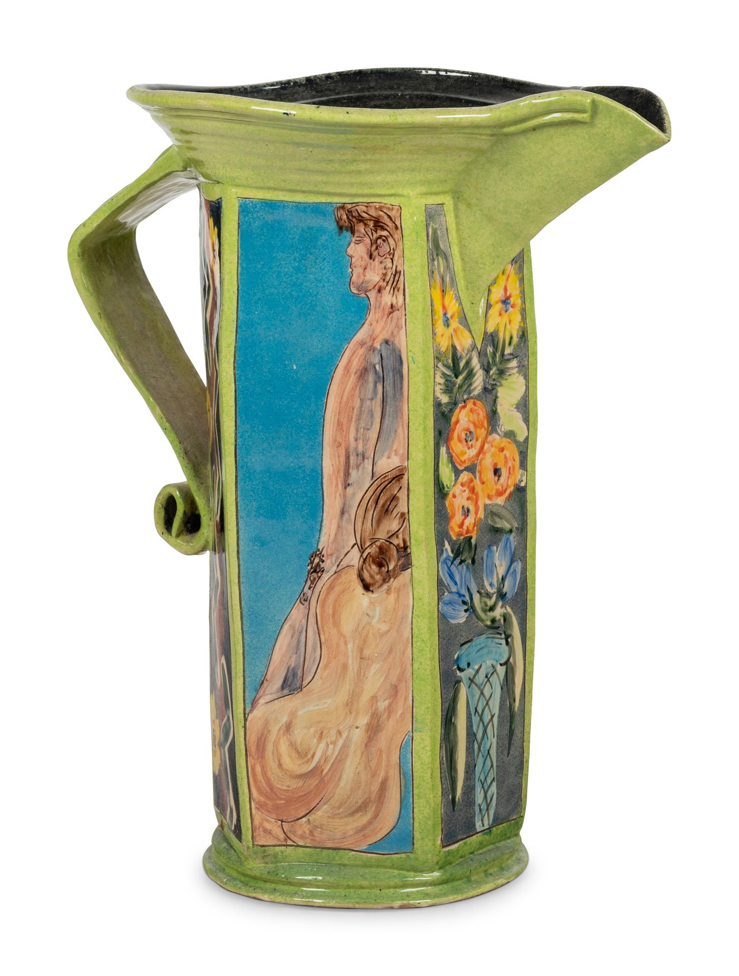 A Paul Jackson Studio Ceramic Floor Ewer or Umbrella Stand