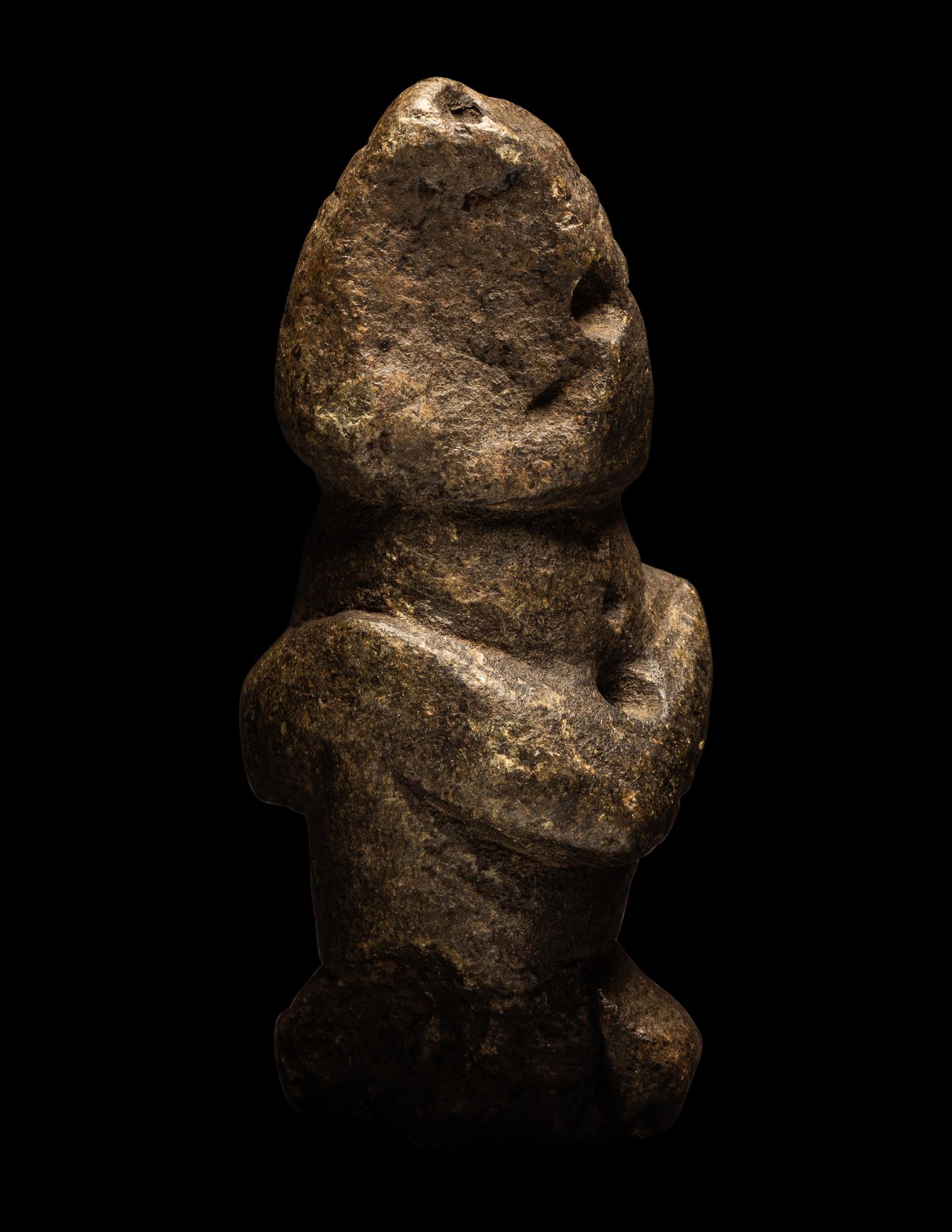 A Kissi Stone Male Figure