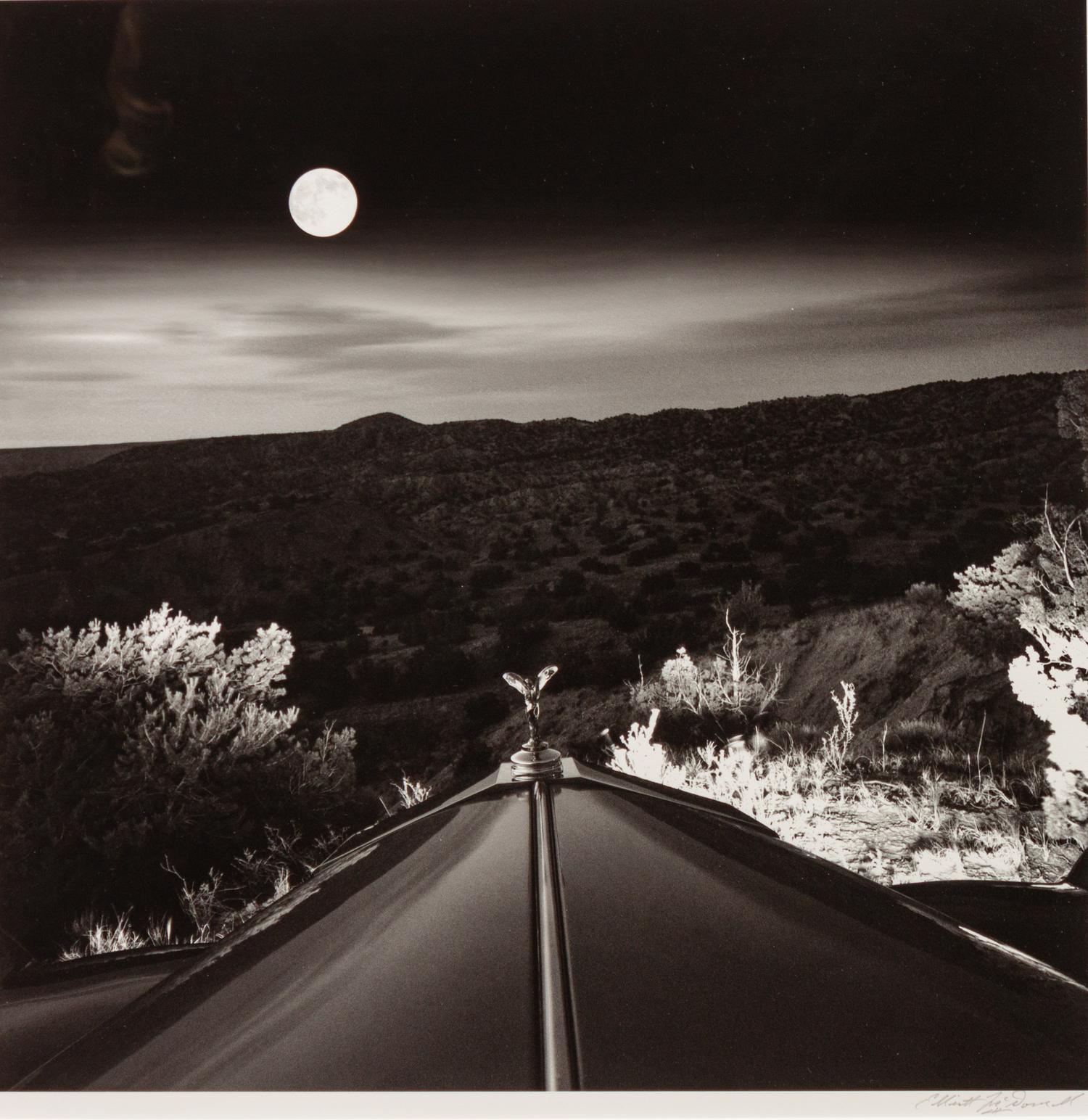 Moonrise over Rolls Royce , circa 1978