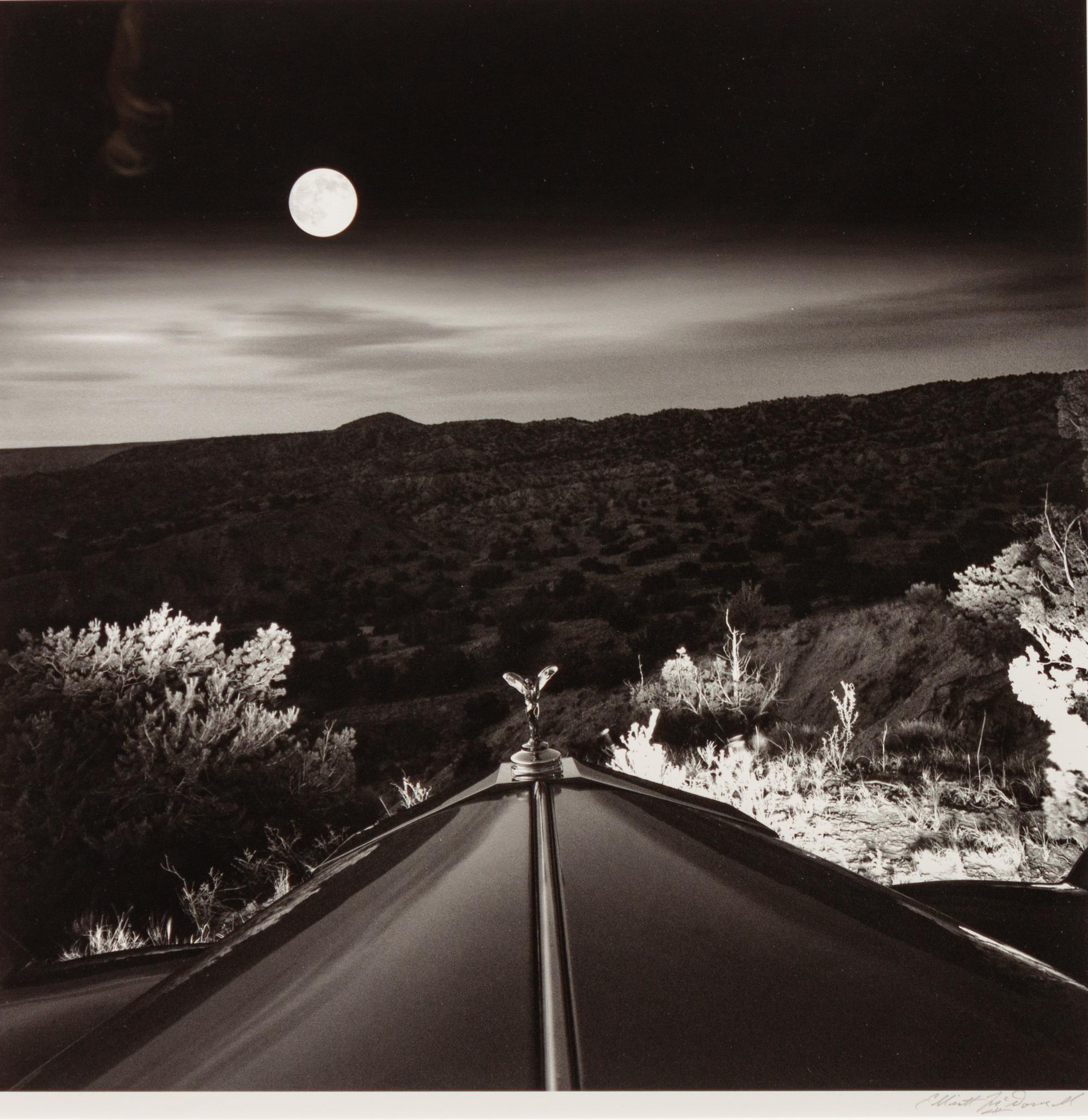 Moonrise over Rolls Royce , circa 1978