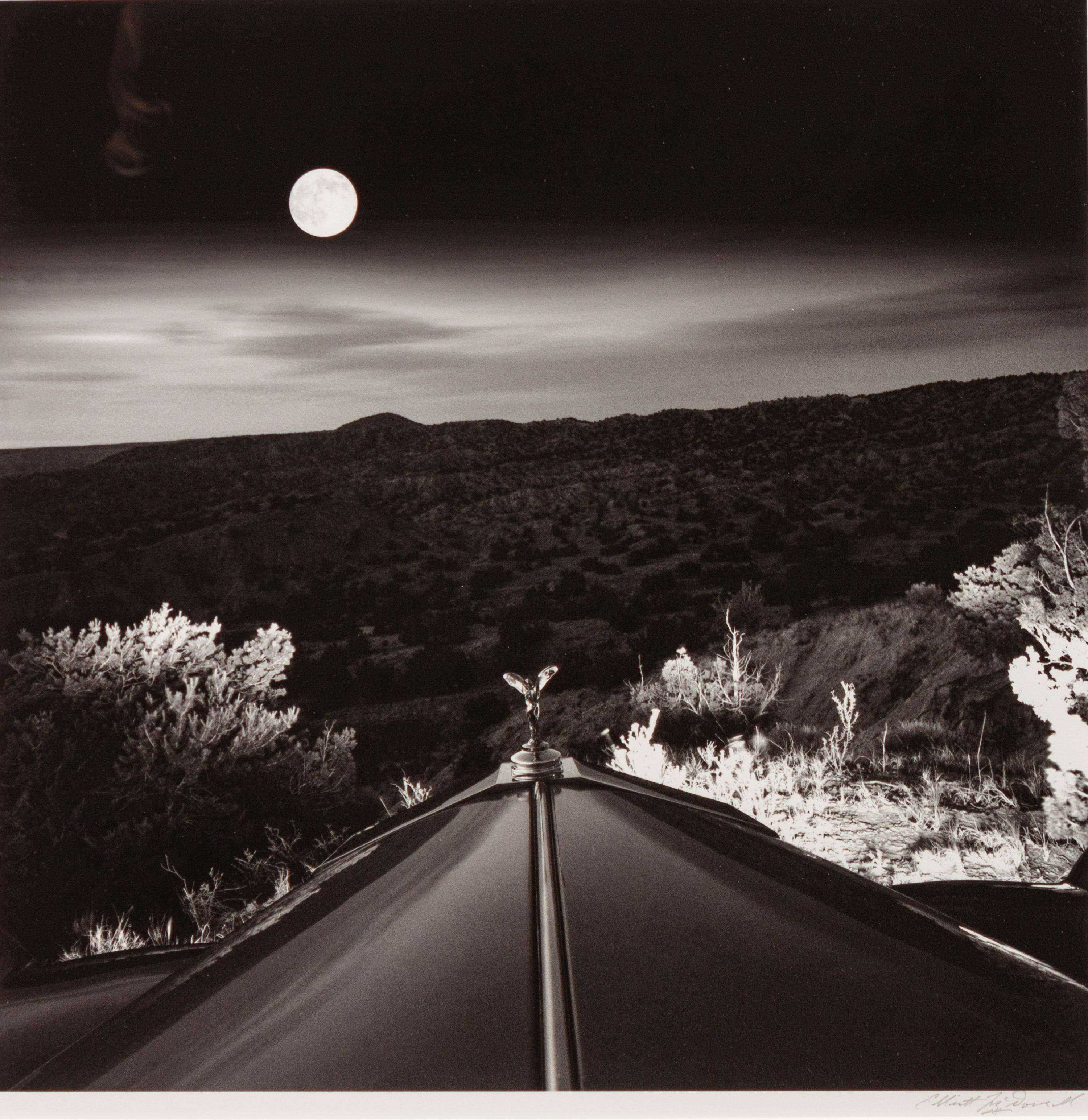 Moonrise over Rolls Royce , circa 1978