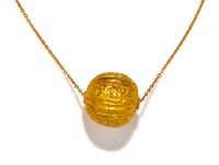 An Etruscan Gold Bead — with a modern gold chain