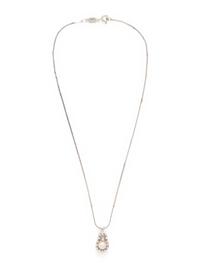 CULTURED PEARL AND DIAMOND PENDANT/NECKLACE
