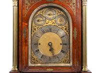A Brass Inlaid Rosewood Bracket Clock