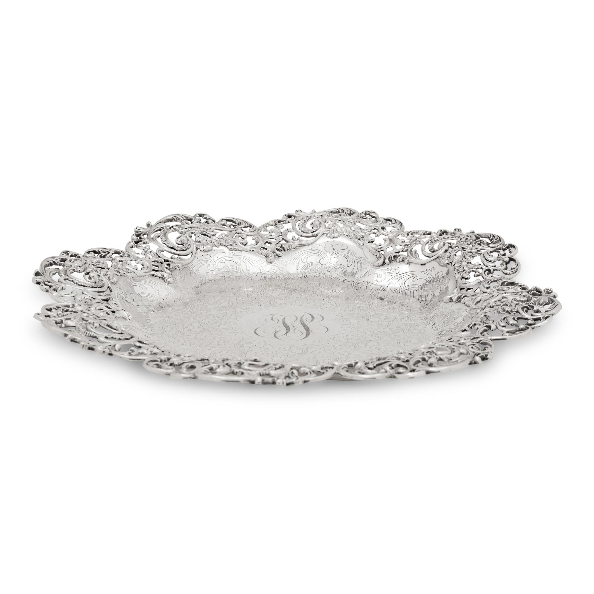 An American Silver Center Bowl