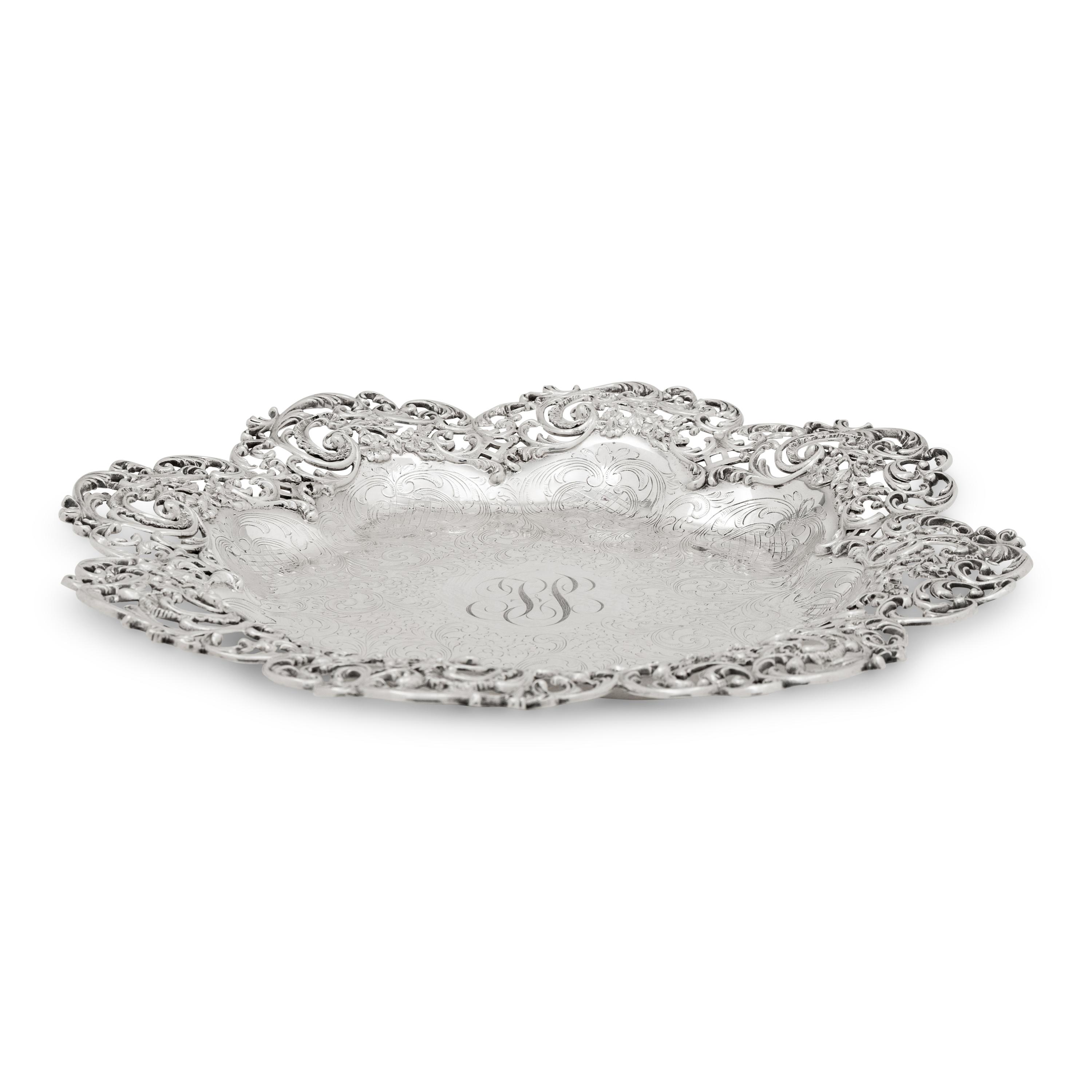 An American Silver Center Bowl