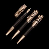 A Montblanc Limited Edition Carlo Collodi Fountain Pen, Rollerball Pen and Mechanical Pencil Set