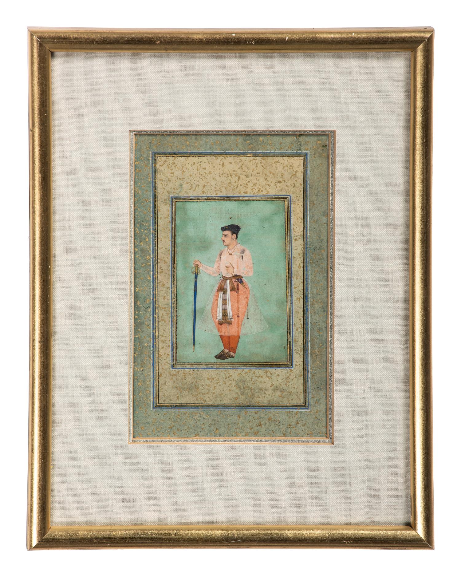 Four Indian Miniature Watercolors