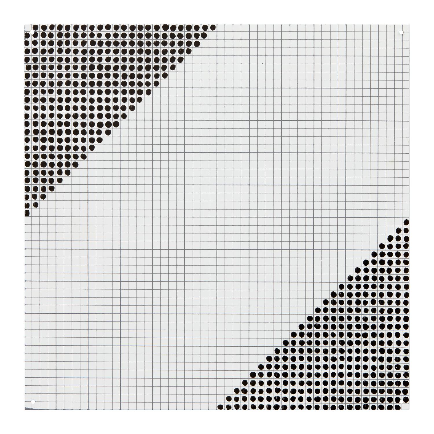 Black 6'' Squares Series #6 , 1972
