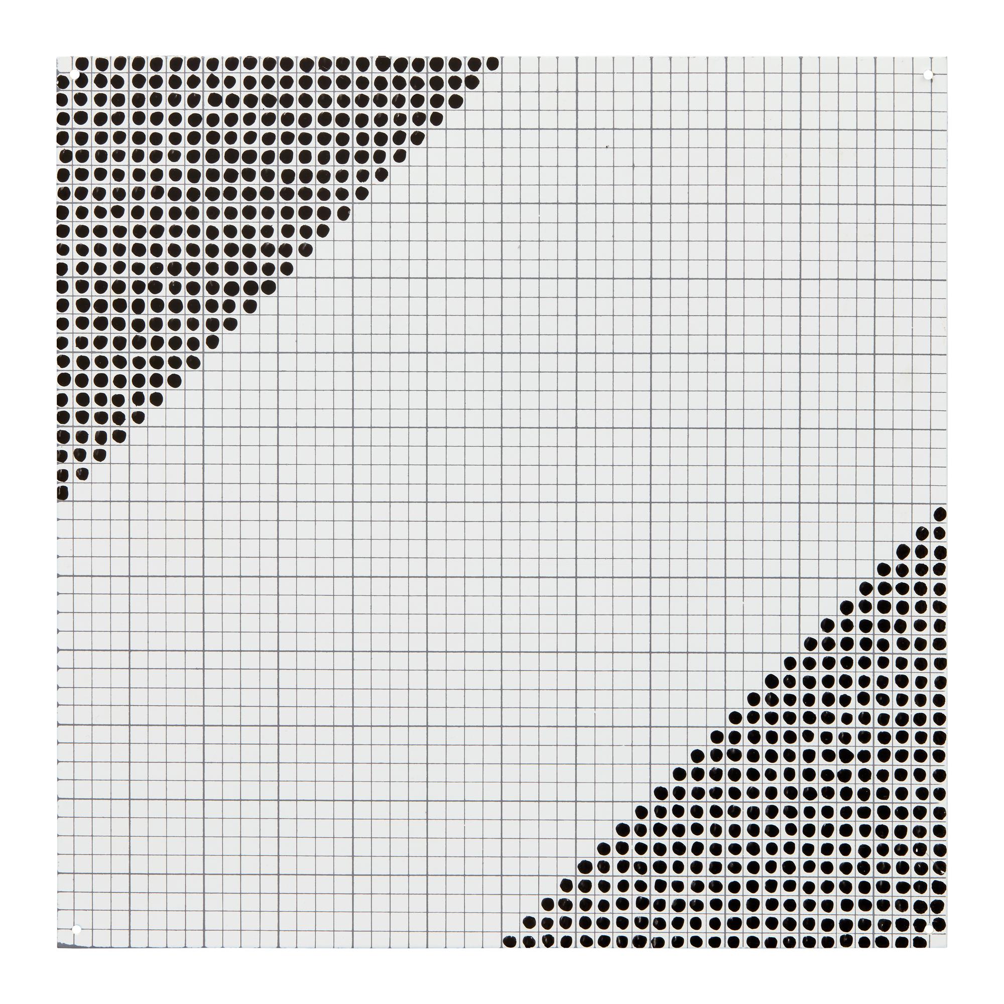 Black 6'' Squares Series #6 , 1972