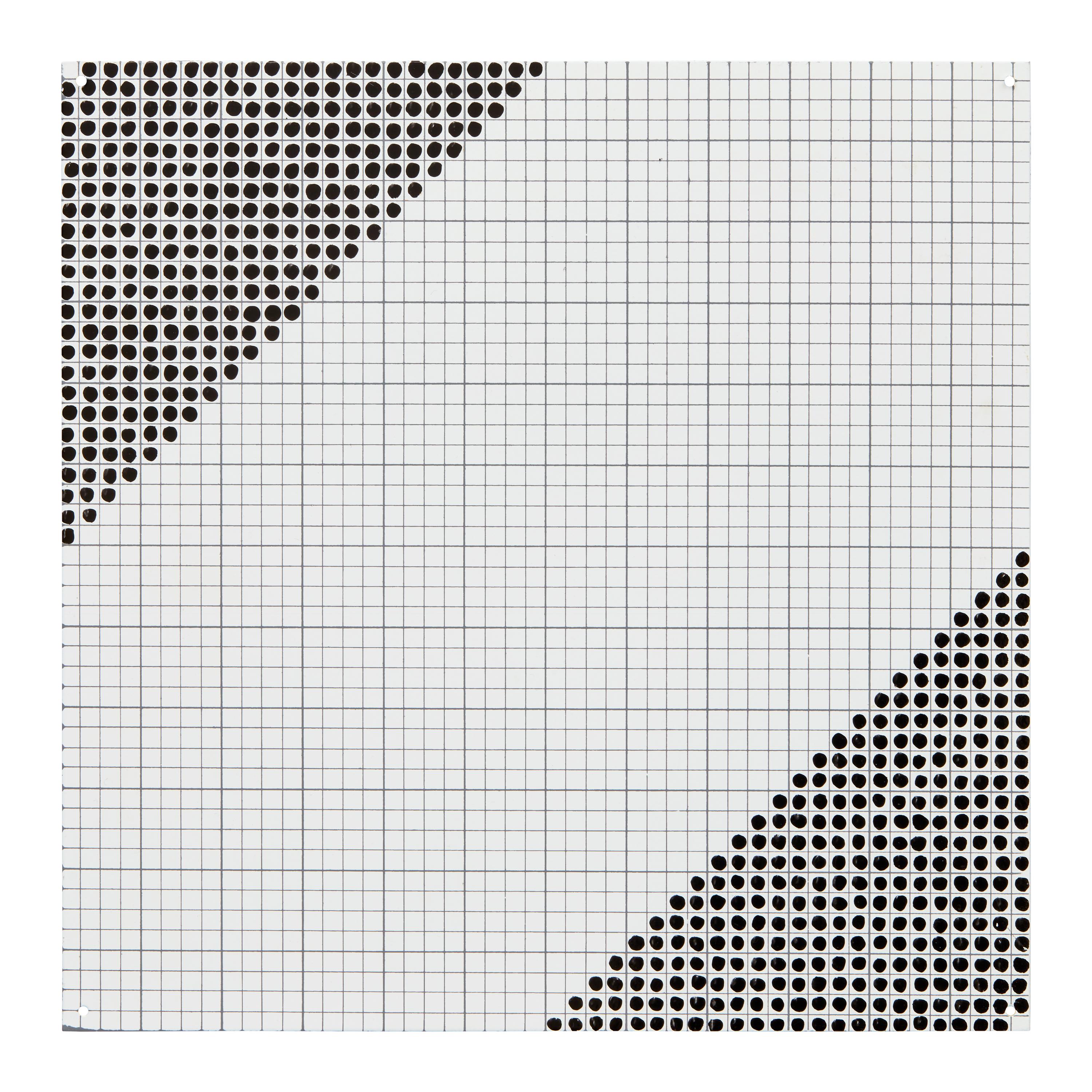 Black 6'' Squares Series #6 , 1972