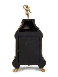 A Louis XV Gilt Bronze Mounted Walnut Bracket Clock