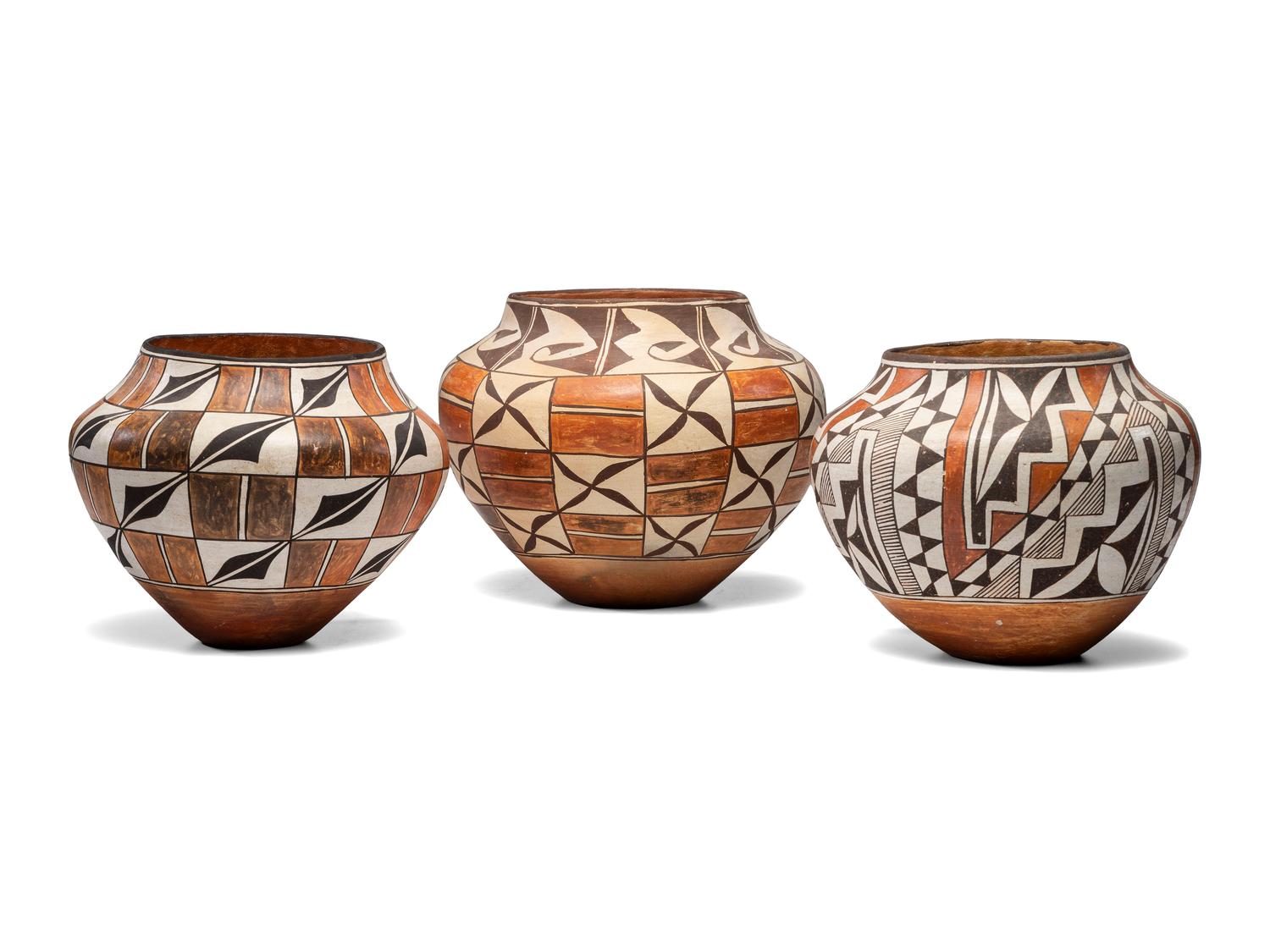Acoma Pottery Jars