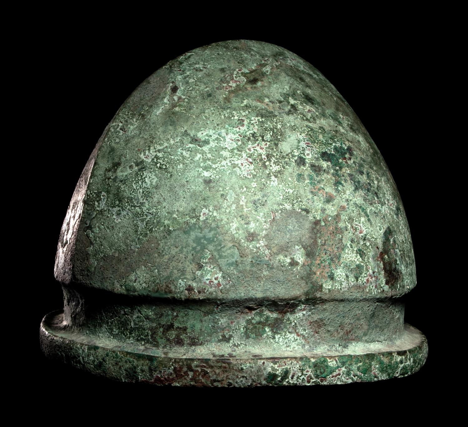 An Etruscan Bronze Negau Helmet