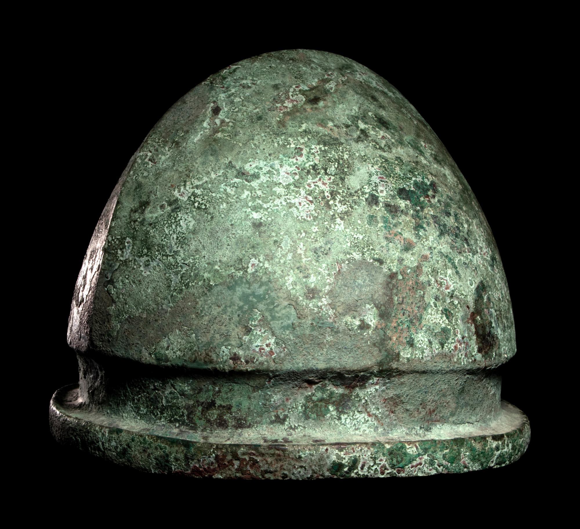 An Etruscan Bronze Negau Helmet