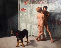 Alan Loehle, (American, b. 1954), Embrace, 1989