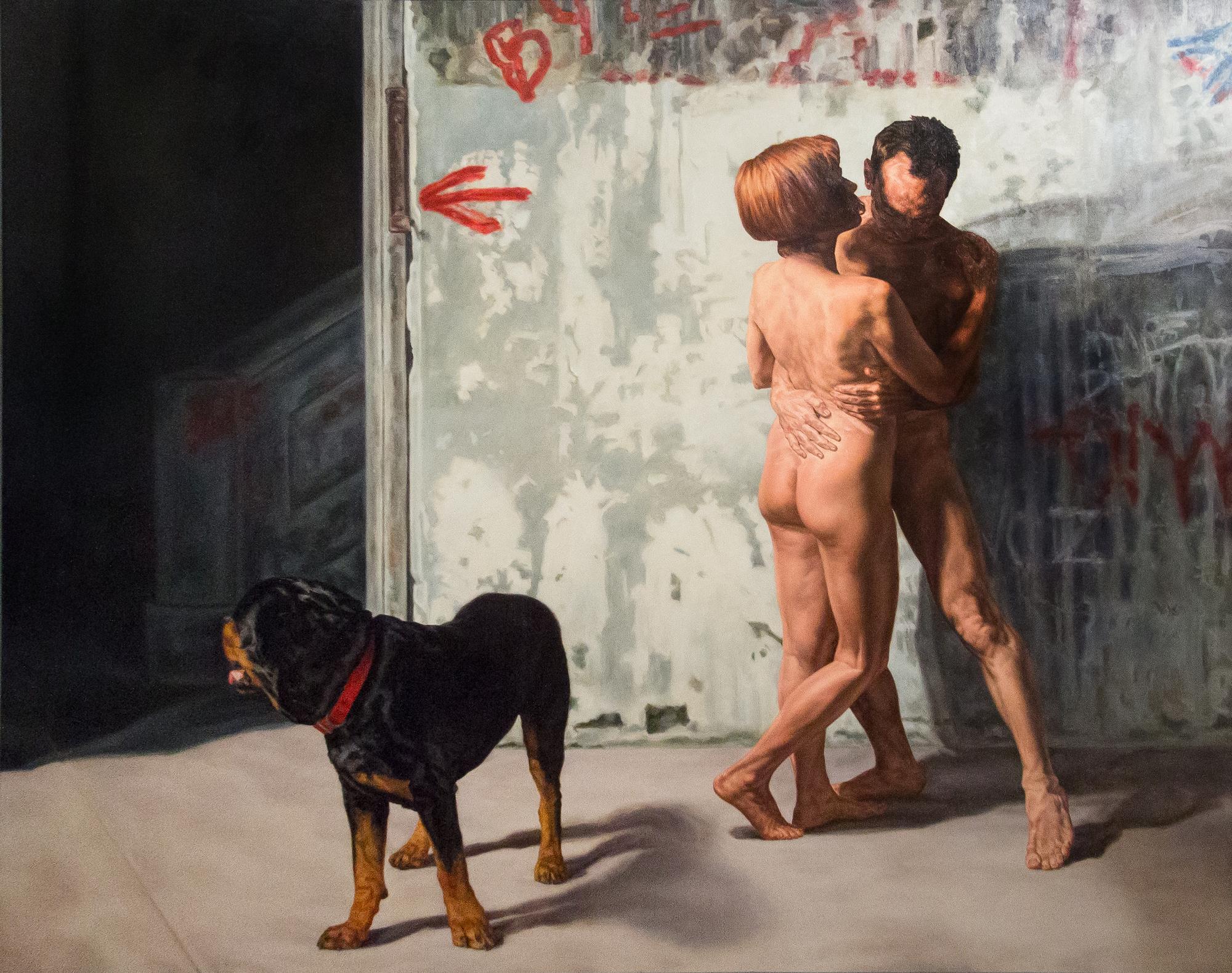 Alan Loehle, (American, b. 1954), Embrace, 1989