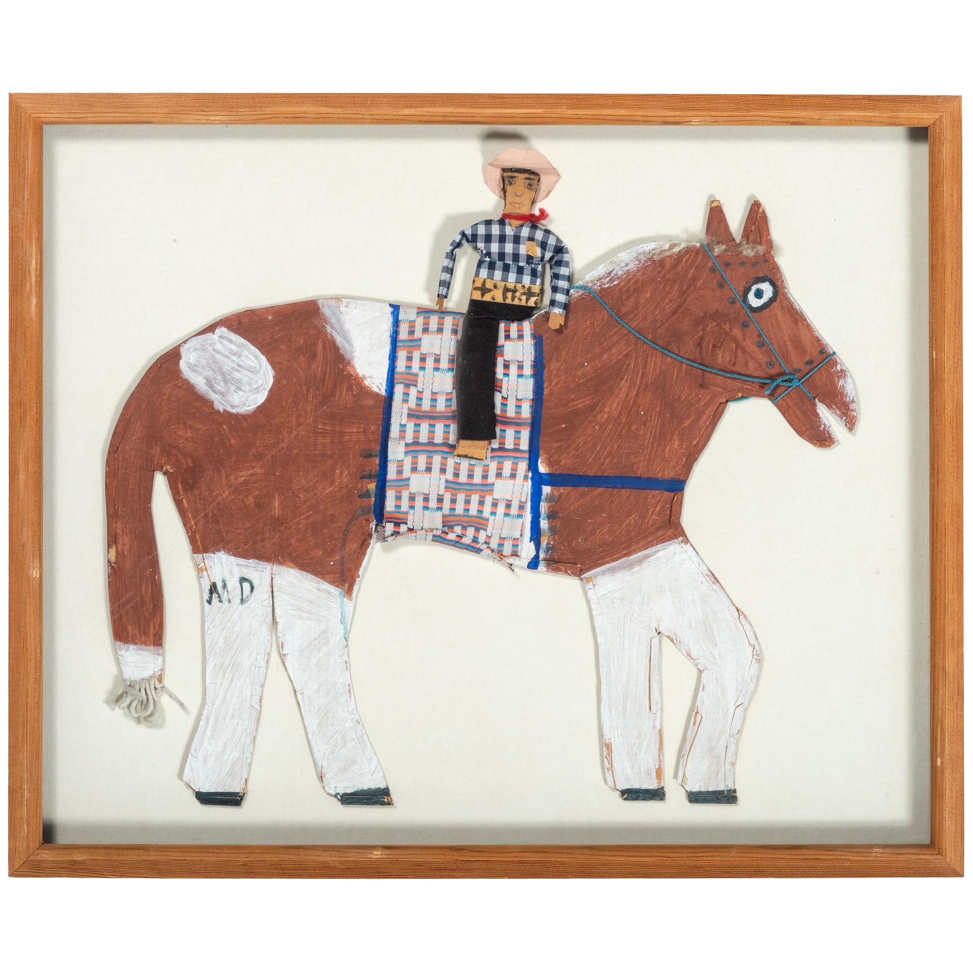 untitled, cowboy with rider