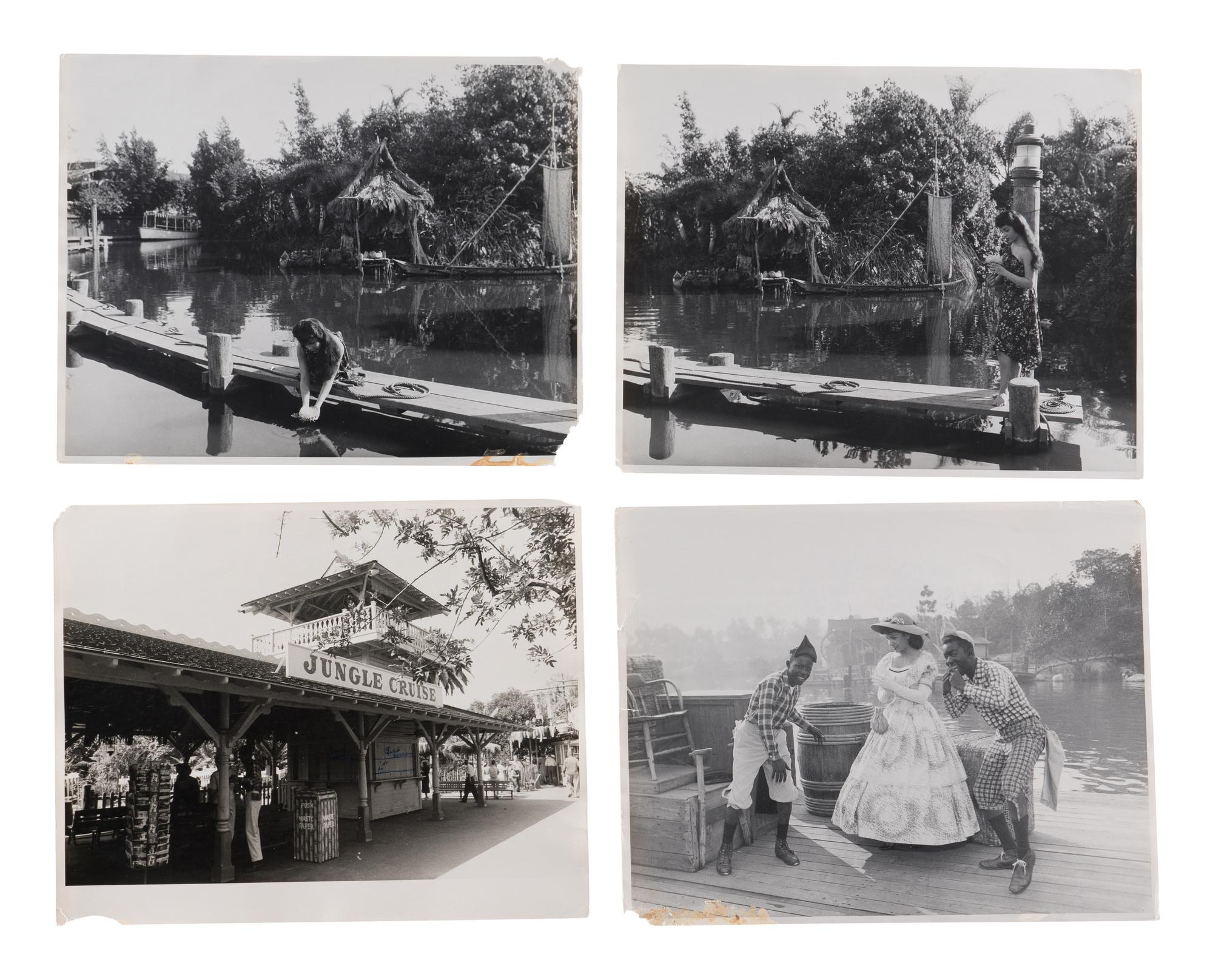[DISNEYLAND]. A collection of 10 photographs from the early years of Disneyland.