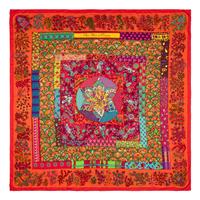 HERMÈS, PRINTED CASHMERE SHAWL 140