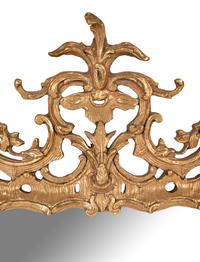 A Pair of George II Style Giltwood Mirrors