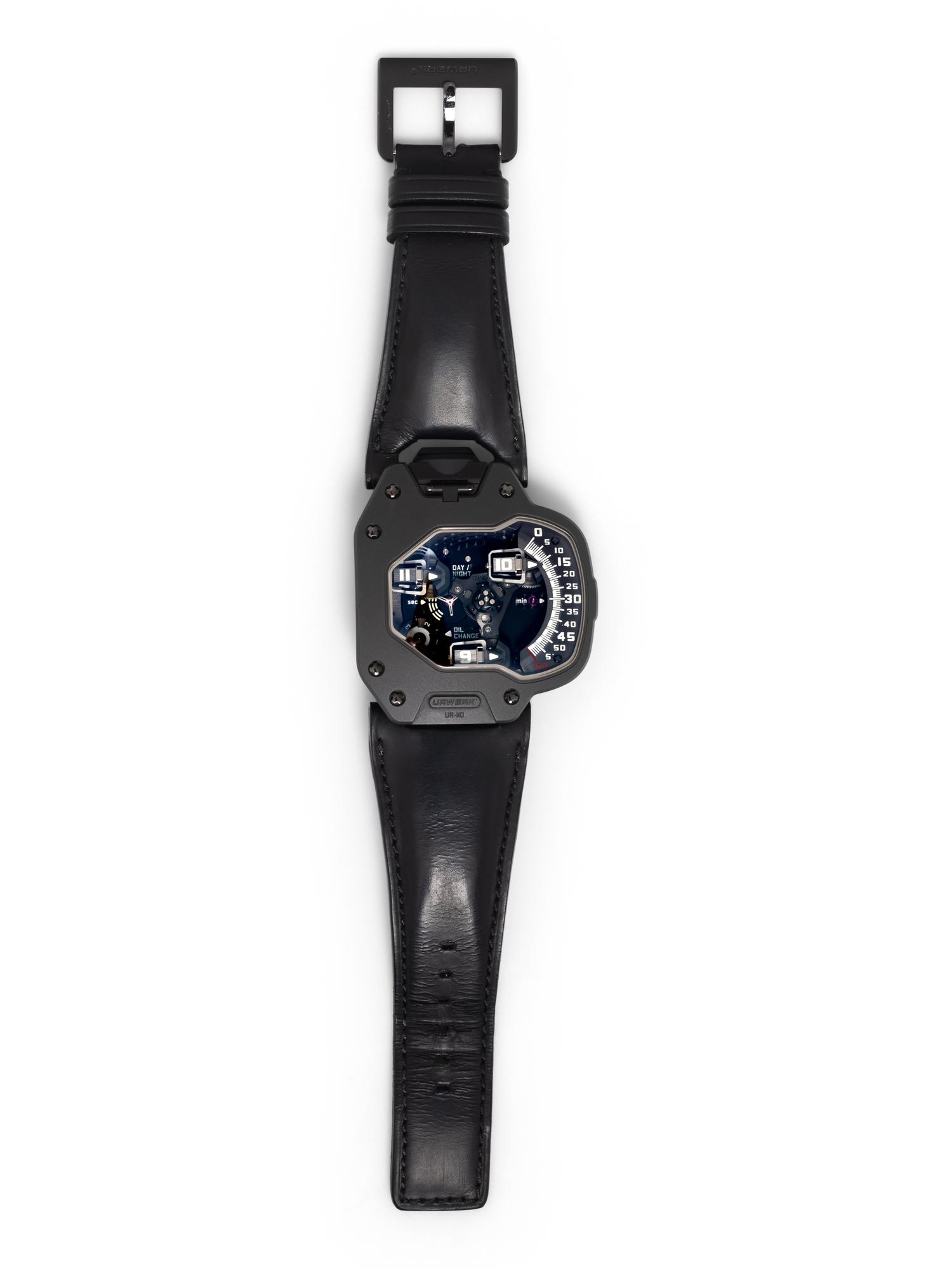 URWERK, REF. UR-110 TURBINE TITANIUM WATCH