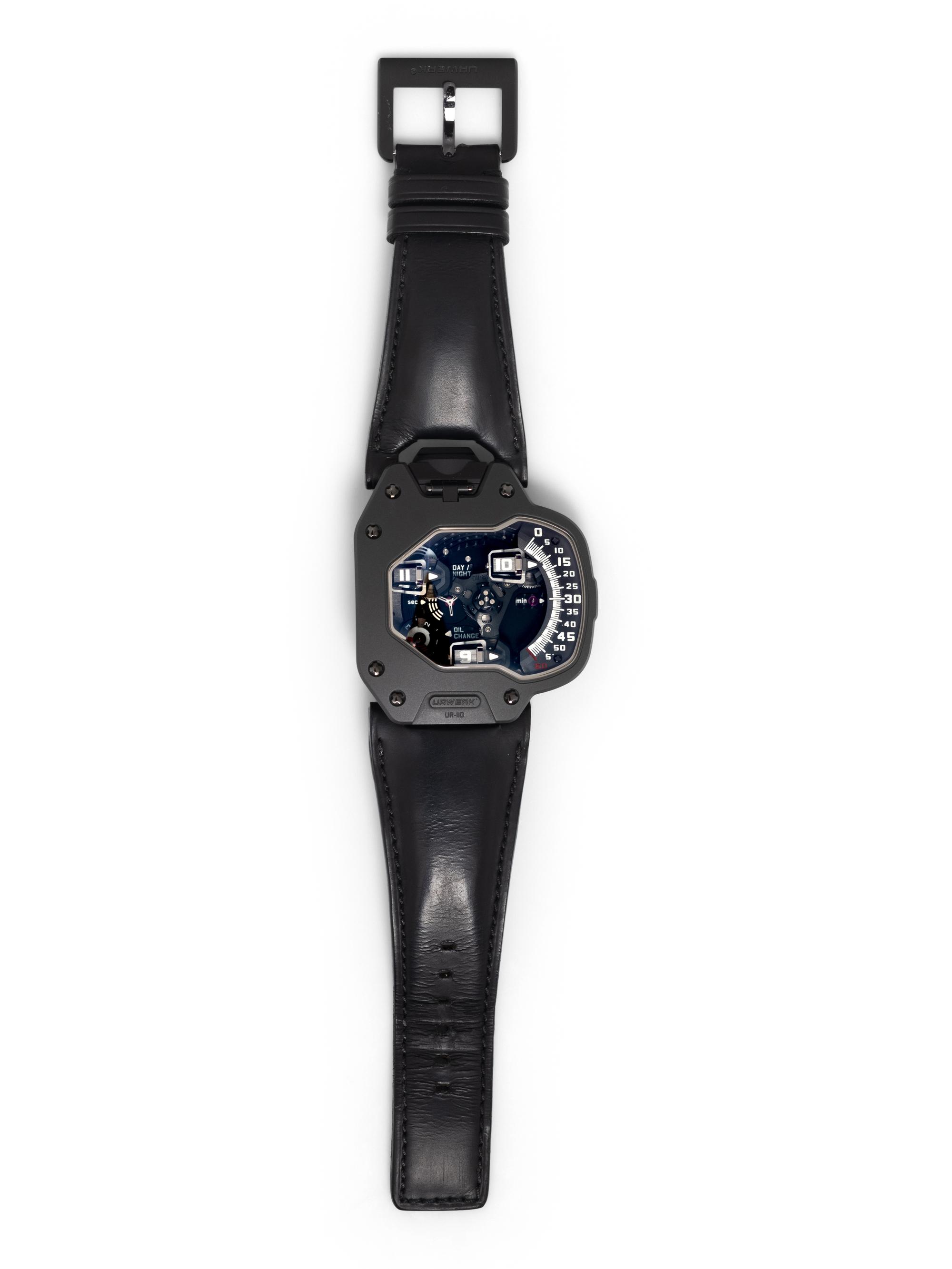 URWERK, REF. UR-110 TURBINE TITANIUM WATCH