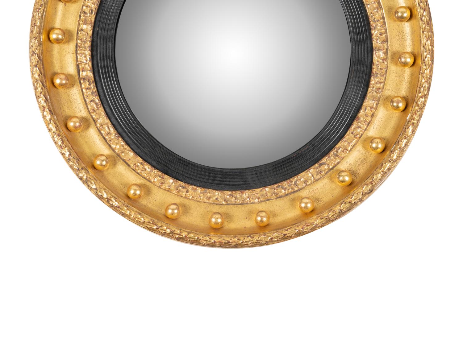A Federal Style Bull's Eye Mirror