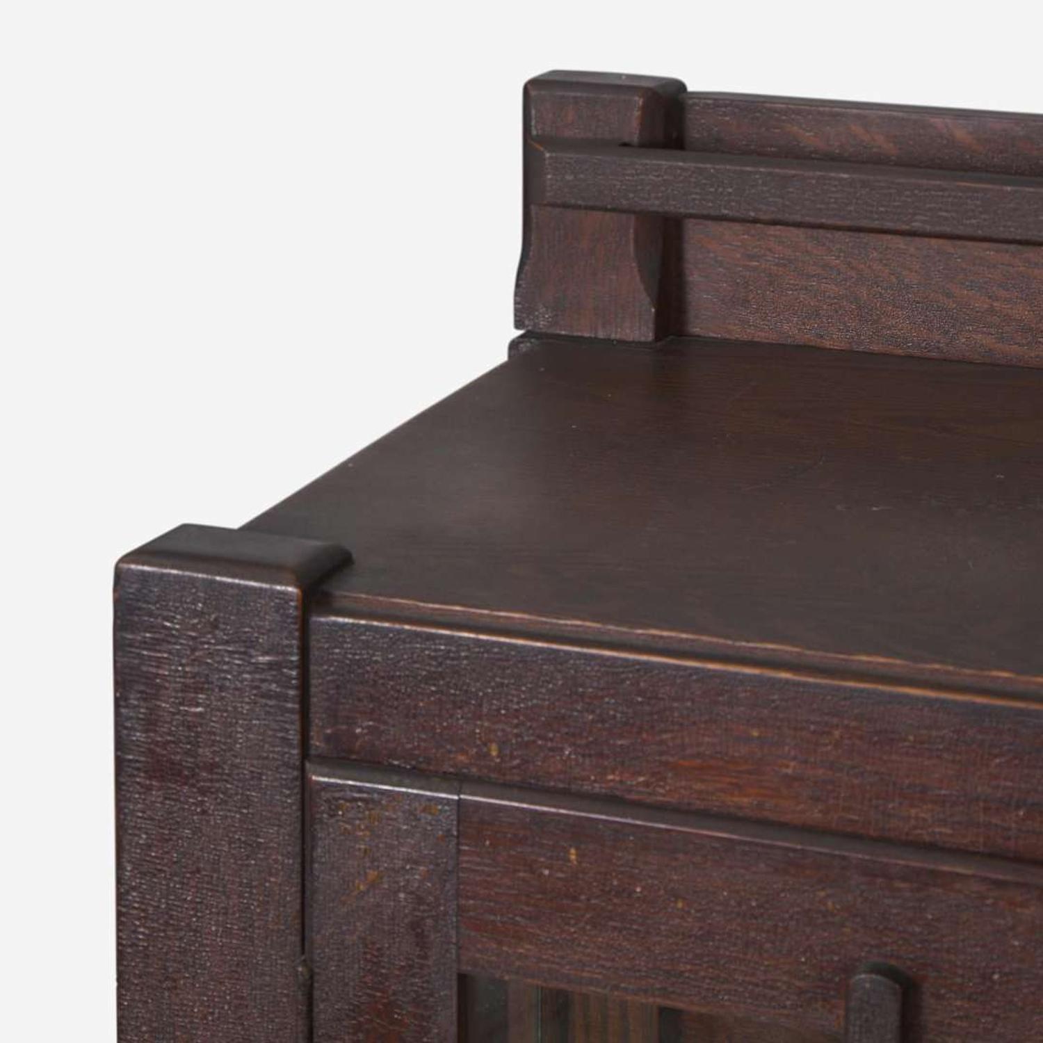 Morris, Murch & Butler, etc. Lamp Table, Two-Door China Cabinet, and Small Cabinet, USA, circa 1905