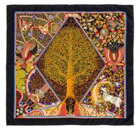 An Hermes 90cm Silk Scarf, 36"x36".