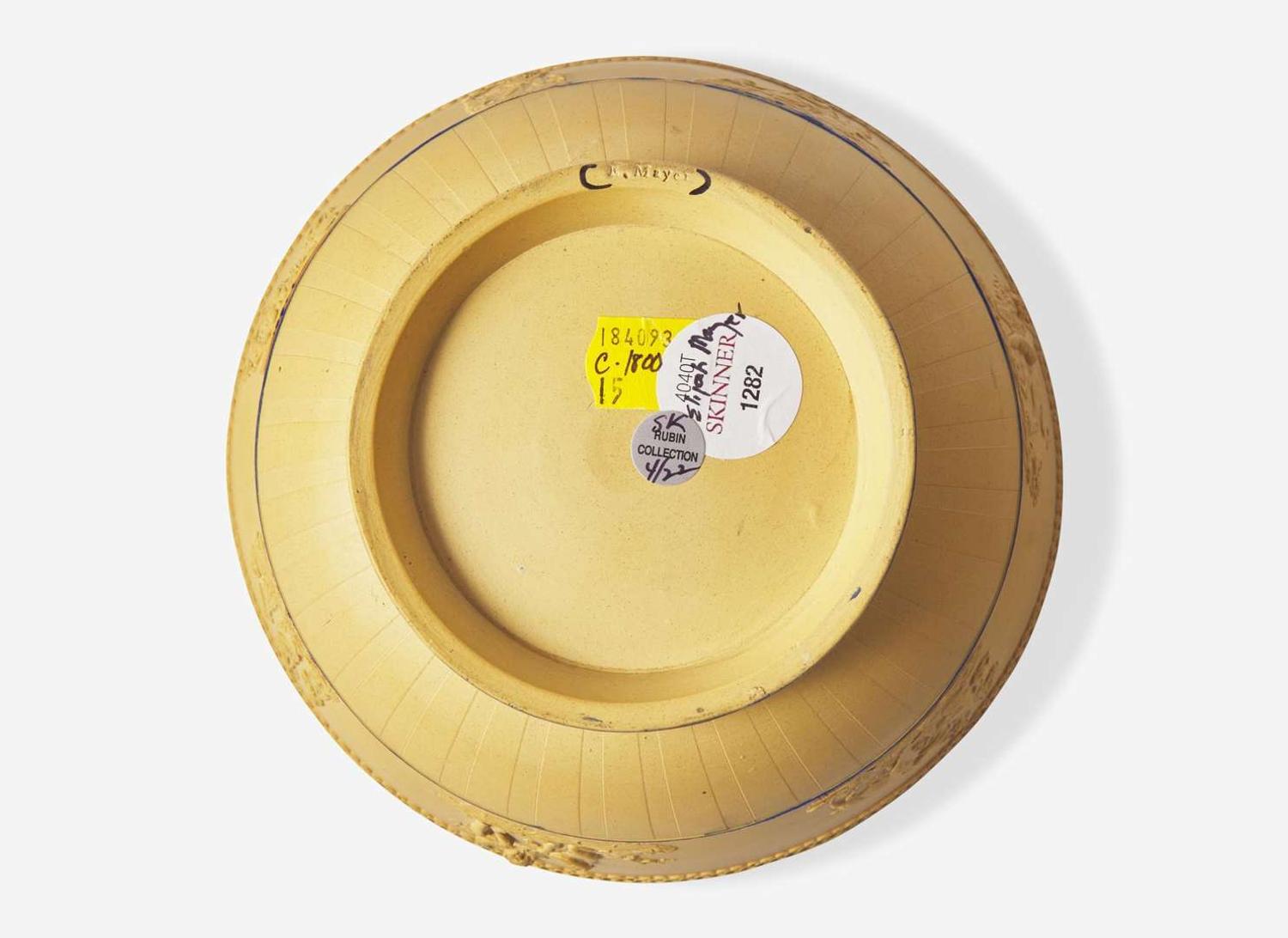 An Elijah Mayer Engine Turned Caneware Bowl, UK, circa 1800