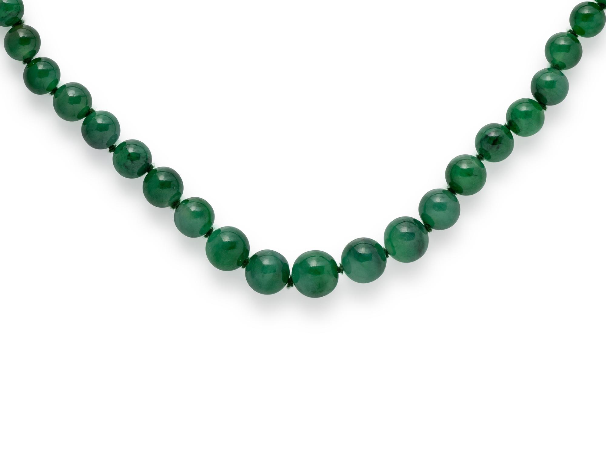 JADE BEAD NECKLACE