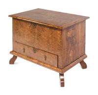 A George II Burl Walnut Blanket Chest